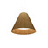 Conical LED Pendant in Louro Freijo (486|295LED09)