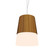 Conical LED Pendant in Teak (486|264LED12)
