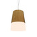 Conical LED Pendant in Louro Freijo (486|264LED09)
