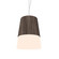 Conical One Light Pendant in American Walnut (486|26418)