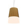 Conical One Light Pendant in Louro Freijo (486|26409)