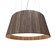 Conical LED Pendant in American Walnut (486|255LED18)