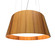 Conical LED Pendant in Teak (486|255LED12)