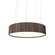 Cylindrical Three Light Pendant in American Walnut (486|23118)