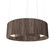 Cylindrical LED Pendant in American Walnut (486|215LED18)