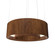 Cylindrical LED Pendant in Imbuia (486|213LED06)