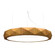 Facet LED Pendant in Teak (486|1357LED12)