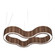Organic LED Pendant in American Walnut (486|1346LED18)