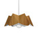 Physalis One Light Pendant in Teak (486|128312)