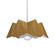 Physalis One Light Pendant in Louro Freijo (486|128309)
