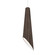 Conical One Light Pendant in American Walnut (486|127718)