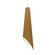 Conical One Light Pendant in Louro Freijo (486|127709)