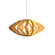 Clean One Light Pendant in Teak (486|124412)