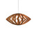 Clean One Light Pendant in Imbuia (486|124306)