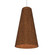 Conical One Light Pendant in Imbuia (486|123306)