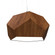 Facet Three Light Pendant in Imbuia (486|122706)