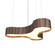 Organic LED Pendant in American Walnut (486|1222LED18)