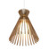 Stecche di Legno One Light Pendant in American Walnut (486|118318)