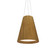 Conical LED Pendant in Louro Freijo (486|1146LED09)