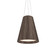 Conical Three Light Pendant in American Walnut (486|114618)