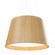 Conical Three Light Pendant in Louro Freijo (486|114509)