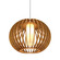 Stecche di Legno One Light Pendant in Teak (486|113412)