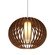 Stecche di Legno One Light Pendant in Imbuia (486|113406)