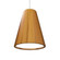 Conical LED Pendant in Teak (486|1130LED12)