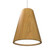 Conical LED Pendant in Louro Freijo (486|1130LED09)