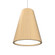 Conical One Light Pendant in Maple (486|113034)