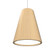 Conical One Light Pendant in Maple (486|113034)