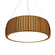 Barrel Three Light Pendant in Teak (486|111012)