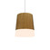 Conical LED Pendant in Louro Freijo (486|1100LED09)