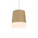 Conical One Light Pendant in Maple (486|110034)
