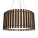 Slatted LED Pendant in American Walnut (486|1092LED18)