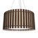 Slatted One Light Pendant in American Walnut (486|109218)