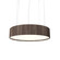 Cylindrical LED Pendant in American Walnut (486|1040LED18)