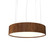 Cylindrical LED Pendant in Imbuia (486|1038LED06)