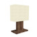 Clean One Light Table Lamp in American Walnut (486|102418)