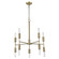 Perret Ten Light Chandelier in Aged Brass (106|TP10015AB) Perret Ten Light Chandelier in Aged Brass (106|TP10015AB)