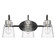 Bristow Three Light Vanity in Matte Black and Polished Nickel (106|IN40092BK)