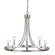 Sawyer Five Light Chandelier in Satin Nickel (106|IN11150SN)