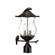 Avian Two Light Post Mount in Black Coral (106|7567BCSD)