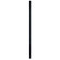 Commercial Grade Direct Burial Posts Commercial Grade 10-ft Post in Matte Black (106|3590BK)