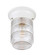 Builders` Choice One Light Ceiling Mount in Gloss White (106|101WH)