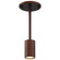 Cafe Dual Mount LED Wall Or Ceiling SpotLight in Bronze (18|72010LEDDLPBRZ)