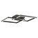 Squared LED Wall Fixture in Black (18|63966LEDDBLACR)