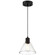 Port Nine Martini LED Pendant in Matte Black (18|63140LEDDLPMBLCLR)