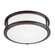 Conga Two Light Flush Mount in Bronze (18|50080BRZOPL)