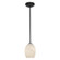 Brandy FireBird One Light Pendant in Oil Rubbed Bronze (18|280231RORBWHTFB)